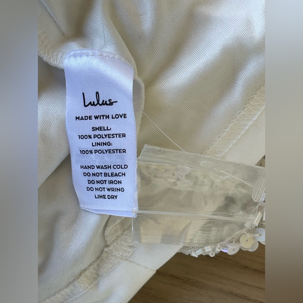 Lulu's White Lace Wedding Dress - Picture 14 of 16